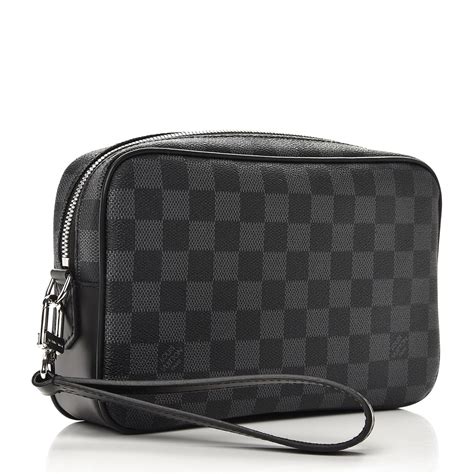 kasai clutch lv|LOUIS VUITTON Damier Graphite Kasai Clutch .